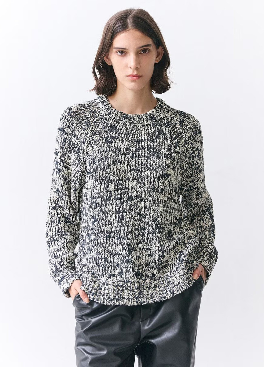 質感花紗針織衫